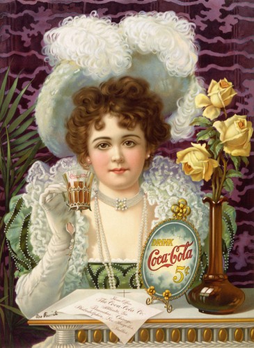 Pubblicità coca cola vintage - pubblicità,