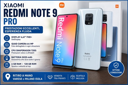 Xiaomi redmi note pro - 9,
