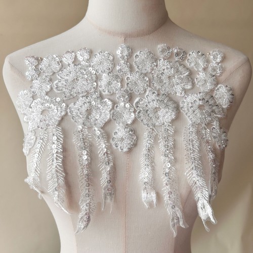 Perline applique fiore sparkle - applique,