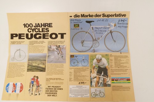 Peugeot 1982 depliant