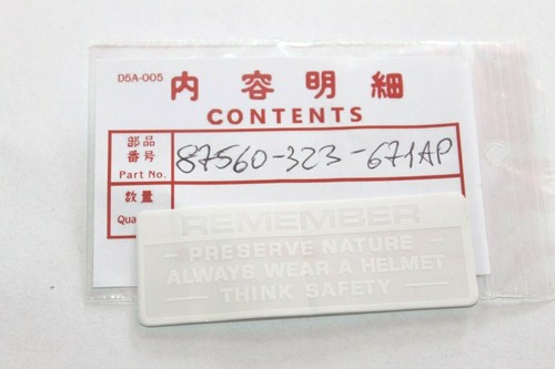 Honda adesivo remember - honda,