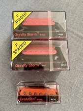 set dimarzio - 2 gravity storm F spaced  + evolution rosa - colore RARO!