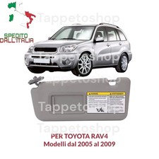 Pantina Parasole per Toyota RAV4 2005-2009 Sinistra Aletta Visiera Sole Grigia 