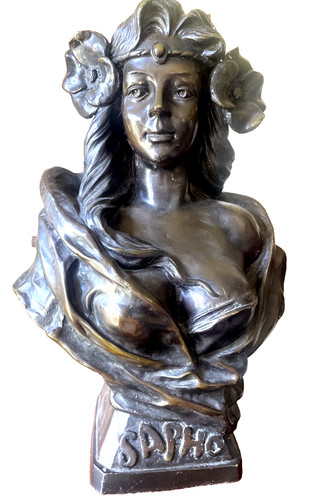 Statua busto sapho scultura - statua,
