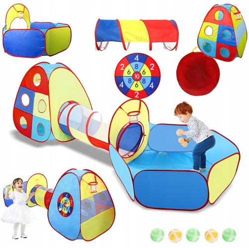 Tenda gioco bambini 3in1 con - gioco,