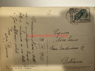 Intero postale zona - zona, b
