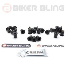 10x KTM 990 Adventure 2003-2012 ricambio carena schermo M5 dadi pozzetto gomma