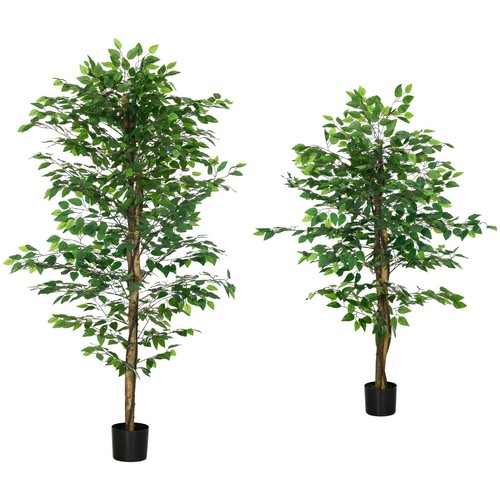 Homcom pianta artificiale - artificiale, di