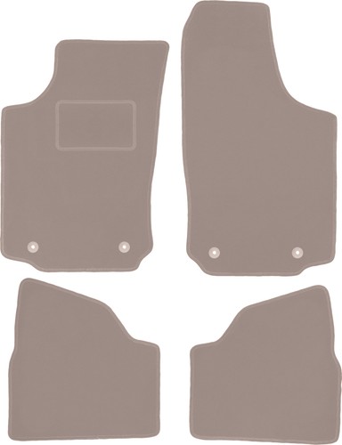 Tappetini velluto beige - velluto,