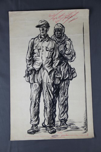 Richard spitz zeichnung zwei - richard,