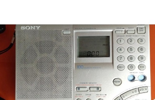 Radio portatil sony icf - radio,