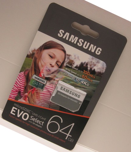 Samsung micro evo - gb, select