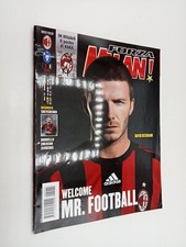 rivista FORZA MILAN anno 2009 numero 1 DAVID BECKHAM CON POSTER