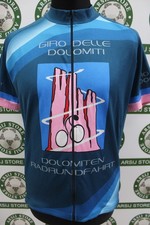 Maglia ciclismo bike TEXT GIRO DOLOMITI TG M G227 shirt maillot trikot jersey