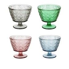 Set 4 coppette gelato colorate