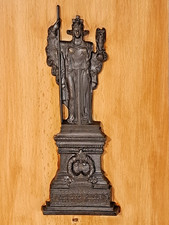 WW1-Bronzo Dea Roma Milite Ignoto-GRANDE GUERRA-1915-1918-MILITARIA-WORLD-ITALIA