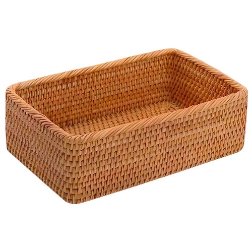 Cestino portaoggetti rattan - cestino,