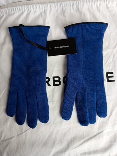 Borbonese guanti nuovi blu - borbonese,