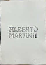 ALBERTO MARTINI incisione Acquaforte