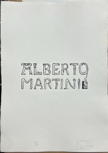 Alberto martini incisione - alberto,