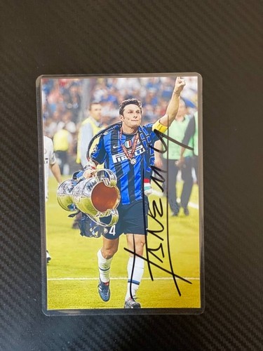 Autografo javier zanetti - javier,