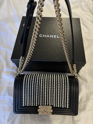 Rara borsa ragazzo chanel - ragazzo, in