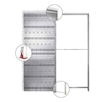 CONTROTELAIO ECLISSE INTONACO PORTE SCORREVOLI - 60/70/80/90X210 CM
