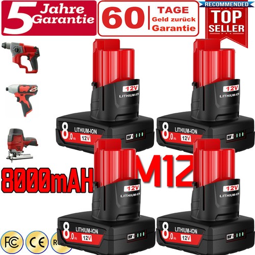 Per milwaukee m12 8000 - 8000, 3,5