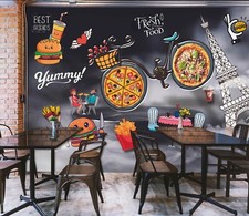 Carta da parati 3D cibo