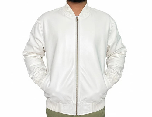 Bomber uomo bianco vera - uomo,