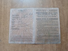 TESSERA POSTALE Napoli 1955