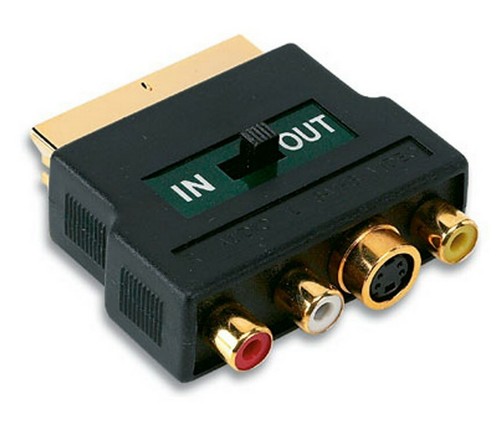 Convertitore scart svhs rca - scart, a
