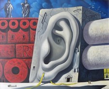 Luigi Regianini (Milano 1930-2013) Il nastro giallo Olio su tela cm 50x60 1972