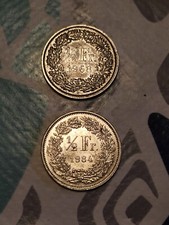 2 X 1/2 Franco Svizzero 1968/84