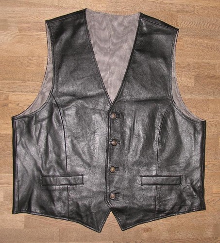 Gilet uomo pelle nappa - in,