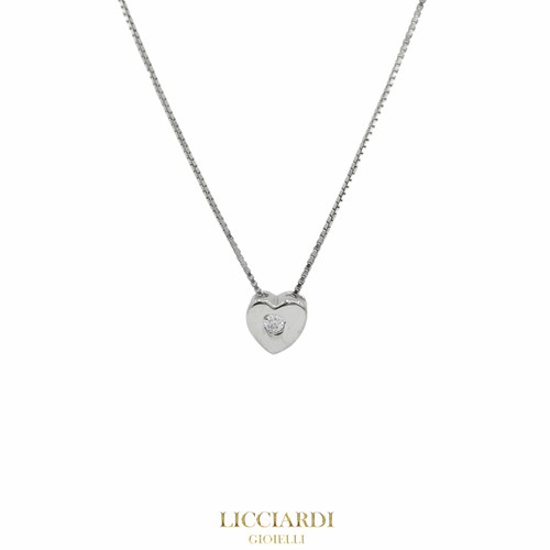 Collana donna punto luce oro