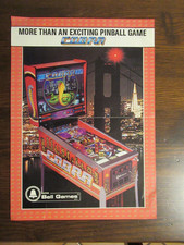 Flyer-Pubblicità Flipper BELL