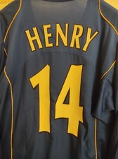 Maglia Calcio originale Nike Arsenal Thierry Henry Taglia XL Manica Lunga 
