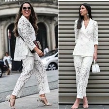 ZARA PANTALONE DONNA ECRÙ