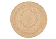 Tappeto rotondo iuta naturale