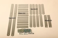 Cranville Rastrelliera per Vino Memoria. Collegata Kit - Zincato Metallo
