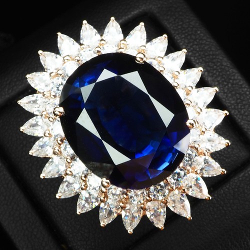 Anelli glamour blu reale