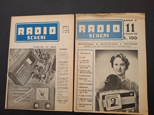 Riviste radio schemi anno - riviste,