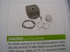 KIT CILINDRO PISTONE MOTOSEGA