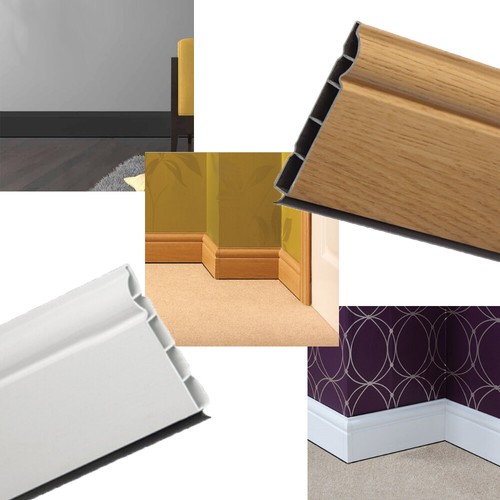 Battiscopa plastica pvc - battiscopa, in
