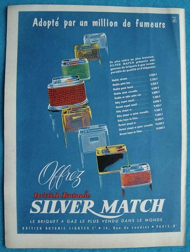 Publicité papier briquets - publicité,