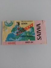 GENOA Roma CAMPIONATO  1993-94  BIGLIETTO STADIO distinti ULTRAS ROMA