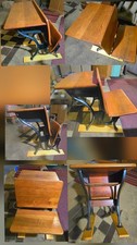 Antica scrivania scuola