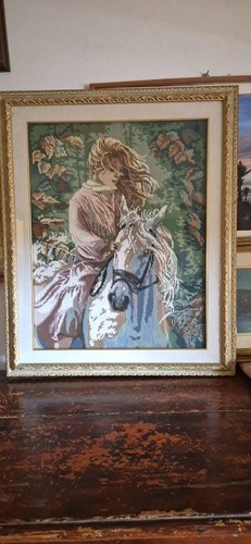 Quadro mezzo punto fatto a - a,