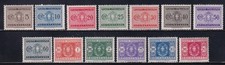 W856 REGNO D’ITALIA – Segnatasse “Stemma”, serie n. 34/46 – MNH**